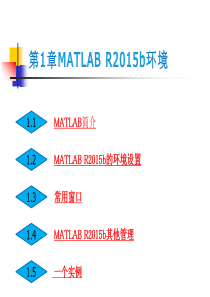 第1章-MATLAB-R2015b环境