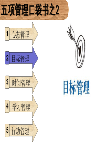 02五项管理口袋书之二目标管理