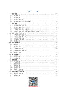 太阳生鲜连锁项目商业计划书（DOC74页）