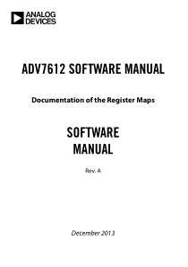 ADV7612-Software-Manual