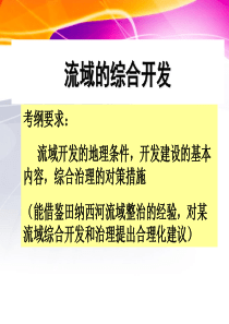 流域的综合开发――以美国田纳西河流域为例