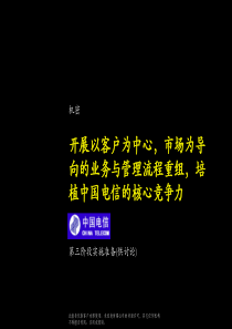 001麦肯锡_中国电信各流程实施方案