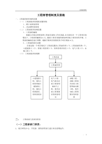 工程部管理制度及绩效考评