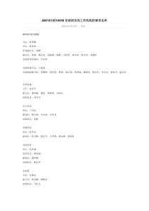 A001012010008市政府及其工作机构的领导名单