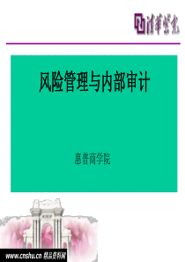 《风险管理与内部审计》课程