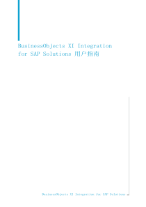 xi3_bip_sap_user_zh_CN BusinessObjects XI Integrat