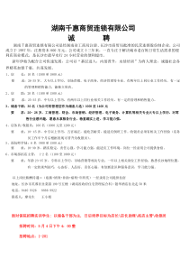 湖南千惠商贸连锁有限公司