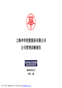 上海申华控股股份有限公司内部管理诊断报告-pdf92页