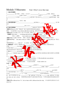 2015年外研社九年级上册Module-5Museums-M6problems