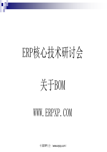 BOM教程（ERP）