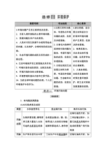 2021版高考地理(中图版)一轮复习学案：第5部分-选修6-环境保护-Word版含答案