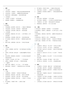 中医执业医师实践技能中医常见病证精简总结