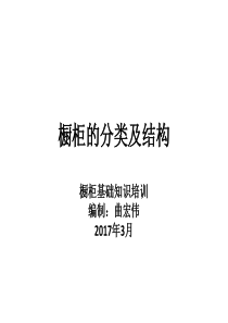 橱柜基础知识培训资料―橱柜分类和结构