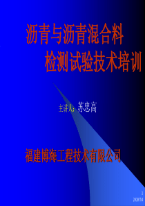 沥青与沥青混合料试验技术培训-328资料