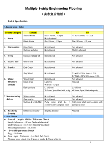 实木复合地板检验标准(英文)