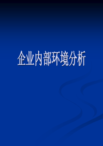 企业管理讲义：企业内部环境分析