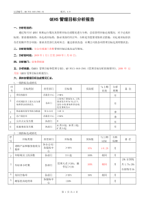 QR-PSZ-840-ZN01-01QEHS管理目标分析报告