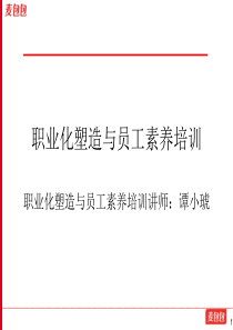 赢在职场经典实用课件：职业化塑造与员工素养培训