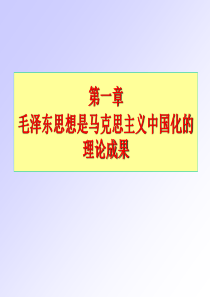 毛泽东思想概论课件