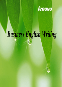 English Business Writing (2)