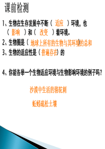 第二节生物与环境组成生态系统