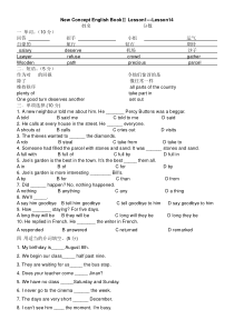 新概念英语第二册6-14课测试题-2