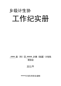 X年乡级电子版纪实册