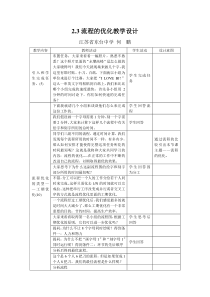 23流程的优化教学设计