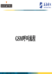 2G_GSM呼叫流程（PPT82页)