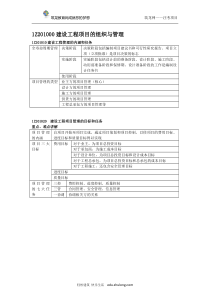 一建《管理》知识点表格速记-01