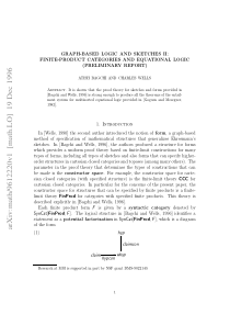 Graph-Based Logic and Sketches II Finite-Product C