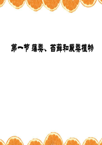 《藻类、苔藓和蕨类植物PPT课件》