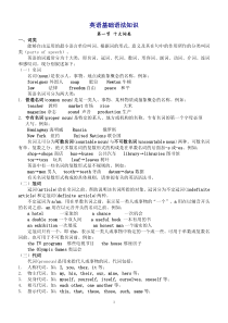 英语地基语法--10大词类-8大成分-5大句型-3大构词法