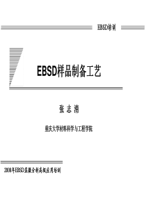 EBSD样品制备工艺-张志清