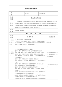 我为创文作贡献主题班会教案