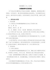 学校防踩踏事件应急预案