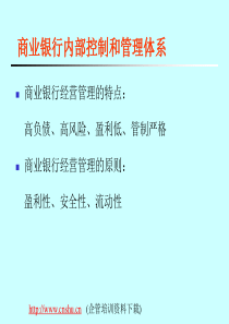 商业银行内部控制和管理体系(1)