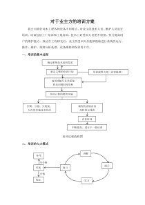 对于业主方的培训方案