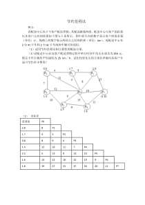 计算题节约里程法