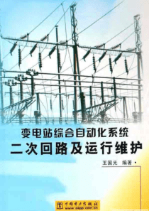 变电站综合自动化系统二次回路及运行维护王国光20059w