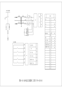 图191010kV电压互感器柜二次图PB4D204Model