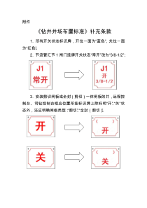 钻井井场布置标准