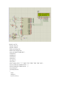 基于51单片机-DS1302-LCD1602数字时钟显示