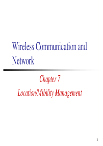 网络与通信(chap7-Location Mibility Management(Mobile IP