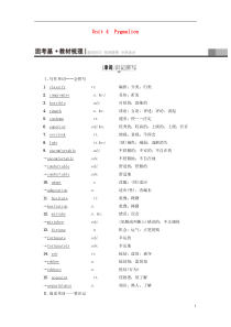 通用版2018高考英语一轮复习第1部分基础知识解读Unit4Pygmalion