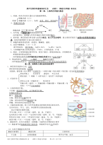 高中生物必修3知识点总结(完成)