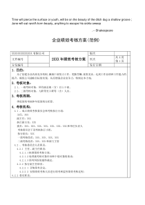 Dhpqkan企业绩效考核方案(范例)(免费)