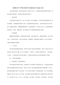 教育教学质量提升实施方案