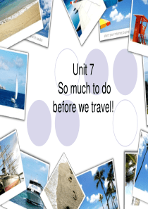 职高So-much-to-do-before-we-travel!