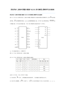 74161引脚功能表